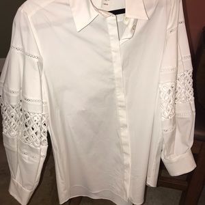Carolina Herrera Cotton Shirt w/ Full Sleeve